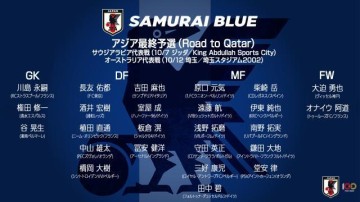 华体会网页版-日本队名单锋线2将缺席 森保一：清楚客战沙特多难